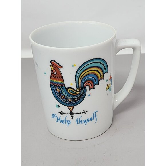 Vintage Mid‎ Century Berggren “Help Thyself,” Rooster Creamer, Berggren Rooster - Picture 7 of 16